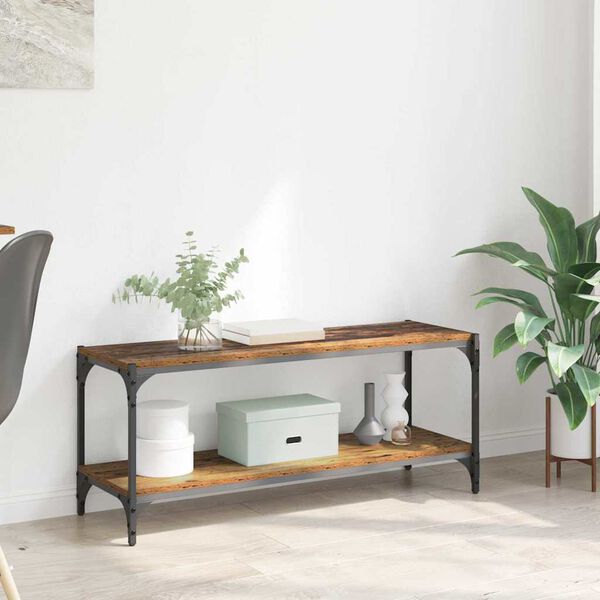 vidaXL Gabinete de TV Madera Vieja 100x33x41cm