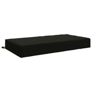 vidaXL Almohada para el asiento SOEST 100% Poli&eacute;ster Negro