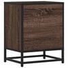 vidaXL Mesitas noche 2 uds madera ingenier&iacute;a marr&oacute;n roble 40x31x50 cm