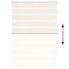 vidaXL Estor cebra beige m&aacute;rmol tejido ancho 90,9 cm poli&eacute;ster