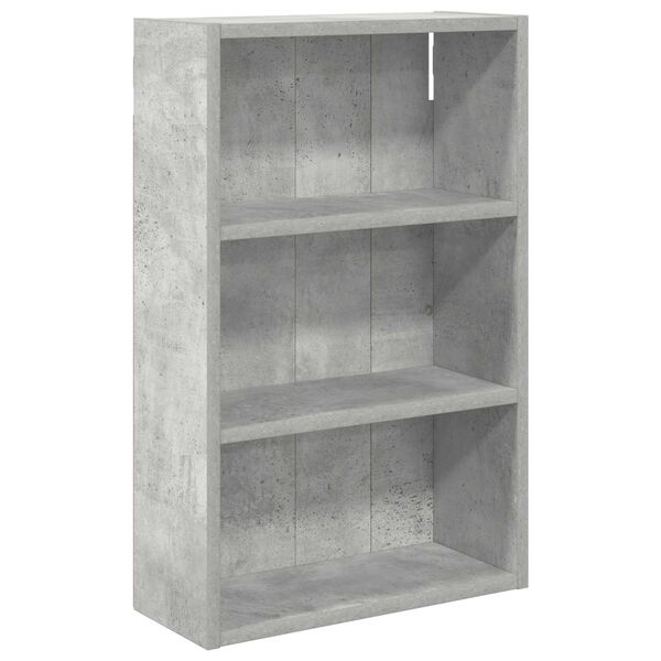 vidaXL Armario de pared para ba&ntilde;o Gris Concreto 40 x 16 x 62,5 cm