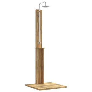 vidaXL Ducha exterior 217 cm Blanco