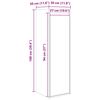 vidaXL Armarios de pared 2 uds madera maciza pino gris 30x30x100 cm