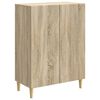 vidaXL Aparador Roble Sonoma 66 x 34,5 x 90 cm Madera de Ingenier&iacute;a