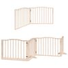 vidaXL Puerta para perros plegable 12 paneles madera de &aacute;lamo 960 cm