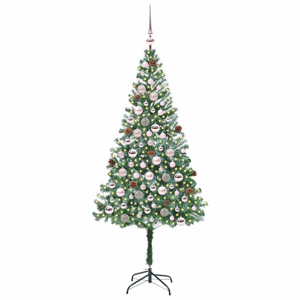 vidaXL &Aacute;rbol de Navidad artificial Verde 180 cm PVC y acero
