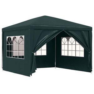 vidaXL Carpa para fiestas verde 3x3 m