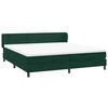 vidaXL Cama box spring con colchones terciopelo verde oscuro 180x220cm