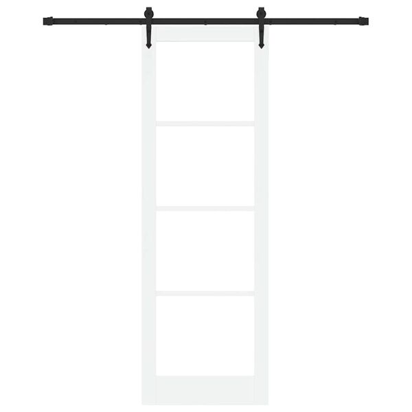 vidaXL Puerta Corredera y Negro 78 x 232 cm