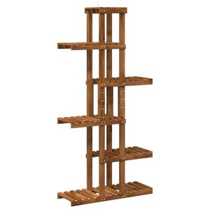 vidaXL Soporte de plantas Natural 68 x 23,5 x 140 cm