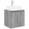 vidaXL Mueble de lavabo de pared Sonoma gris 49,5 x 41 x 79,5 cm