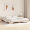 vidaXL Estructura de cama Natural 180 x 200 cm Madera de pino macizo