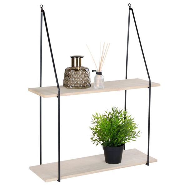 House Nordic Estanter&iacute;a Julie natural y negro