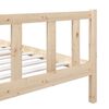 vidaXL Estructura de cama madera maciza 90x200 cm