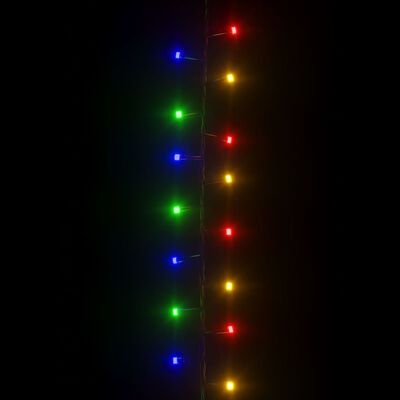 vidaXL Tira de luces compacta con 3000 LED PVC multicolor 65 m