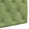 vidaXL Cabecera Colgante Verde claro 210 x 55 x 7 cm Terciopelo