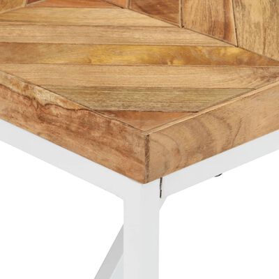 vidaXL Mesa de comedor de madera maciza de acacia y mango 180x90x76 cm