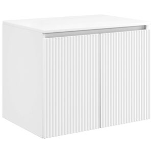 vidaXL Mueble de ba&ntilde;o montado en la pared Blanco 62,5 x 44,5 x 50 cm