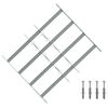 vidaXL Reja de Seguridad para Ventanas con 4 Barras Transversales