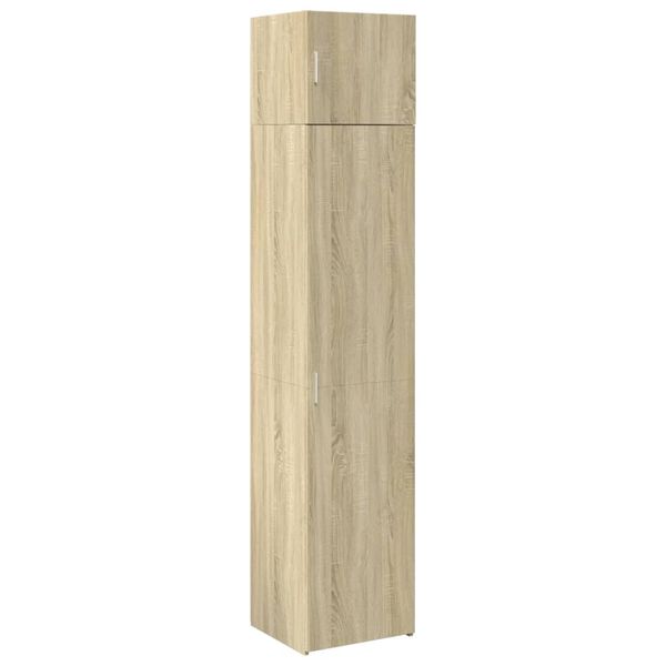 vidaXL Armario estrecho madera ingenier&iacute;a roble Sonoma 45x42,5x225 cm