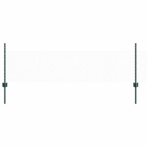vidaXL Valla hexagonal con poste 25 x 0,5 m Acero recubierto de PVC