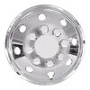 Carpoint Juego de tapacubos esf&eacute;ricos 38 cm cromado