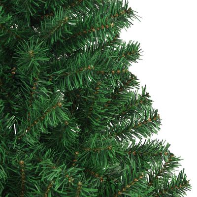vidaXL Árbol de Navidad artificial con ramas gruesas PVC verde 180 cm