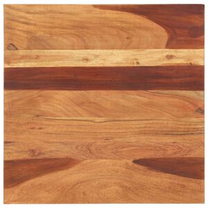 vidaXL Tablero de mesa madera maciza de acacia 15-16 mm 60x60 cm