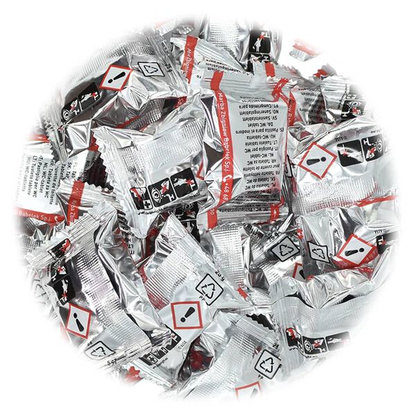 vidaXL Pastillas limpieza inodoro 25 uds limpiadores urinario