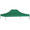 vidaXL Techo de carpa para celebraciones verde 4,5x3 m 270 g/m&sup2;