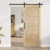vidaXL Puerta Corredera ORKDAL Marr&oacute;n 83 x 202 cm