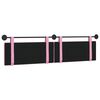 vidaXL Cabecera Colgante Montaje en la pared Rosa 210 x 55 x 5 cm tela