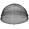vidaXL C&uacute;pula para piscina Manual Negro 472 x 460 x 229 cm