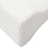 vidaXL Knee Pillow Espuma viscoel&aacute;stica y poli&eacute;ster 26 x 21,5 x 15 cm