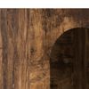 vidaXL Aparador Roble ahumado 59 x 35 x 100,5 cm Madera de ingenier&iacute;a
