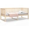 vidaXL Div&aacute;n sin colch&oacute;n 100x200 cm madera maciza de pino