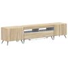 vidaXL Cabinet de TV LED de 5 piezas Roble Sonoma Madera de ingenier&iacute;a