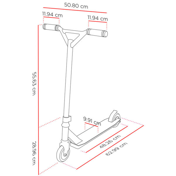 Street Surfing Patinete de acrobacias Torpedo Poison