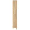 vidaXL Armario de ba&ntilde;o madera contrachapada roble Sonoma 30x30x190 cm