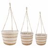 vidaXL 3 uds. Natural, y Beige &Oslash;26 x 19 cm 100% Hierba marina