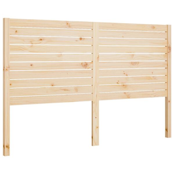 vidaXL Cabecero de cama madera maciza de pino 186x4x100 cm