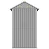 vidaXL Caseta de jard&iacute;n gris claro 192x152,5x237 cm acero galvanizado