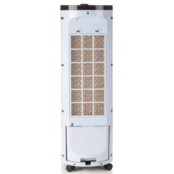 DOMO Enfriador de aire 67 cm 70 W negro y blanco