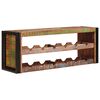 vidaXL Estante de Vino Marr&oacute;n 120 x 45 x 33 cm Madera reciclada maciza