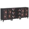 vidaXL Armarios de Almacenamiento 3 uds. 180 x 33 x 75 cm Multicolor
