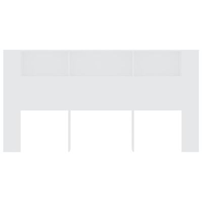 vidaXL Mueble cabecero blanco 200x18,5x104,5 cm