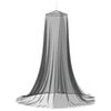 vidaXL Red contra mosquitos para cama 156 mesh Negro ⌀56 x 220 cm