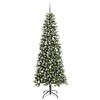 vidaXL &Aacute;rbol de Navidad artificial Verde 240 cm PVC, Pl&aacute;stico y Acero