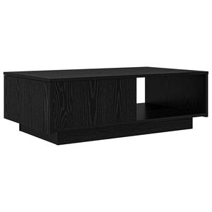 vidaXL Mesa de Caf&eacute; Roble Negro 95 x 55 x 31 cm Madera de ingenier&iacute;a