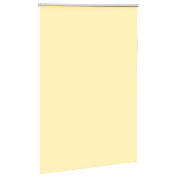 vidaXL Estor Enrollable Opaco Amarillo 105x130 cm Tela Ancho 100,7 cm